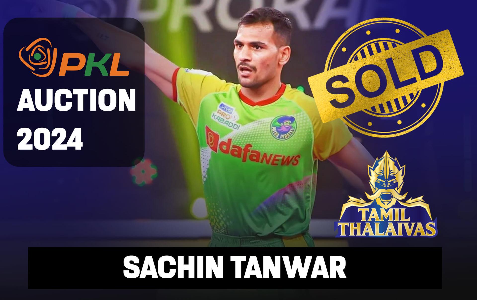 PKL 11 Auction: Raider Sachin Tanwar heads to Tamil Thalaivas