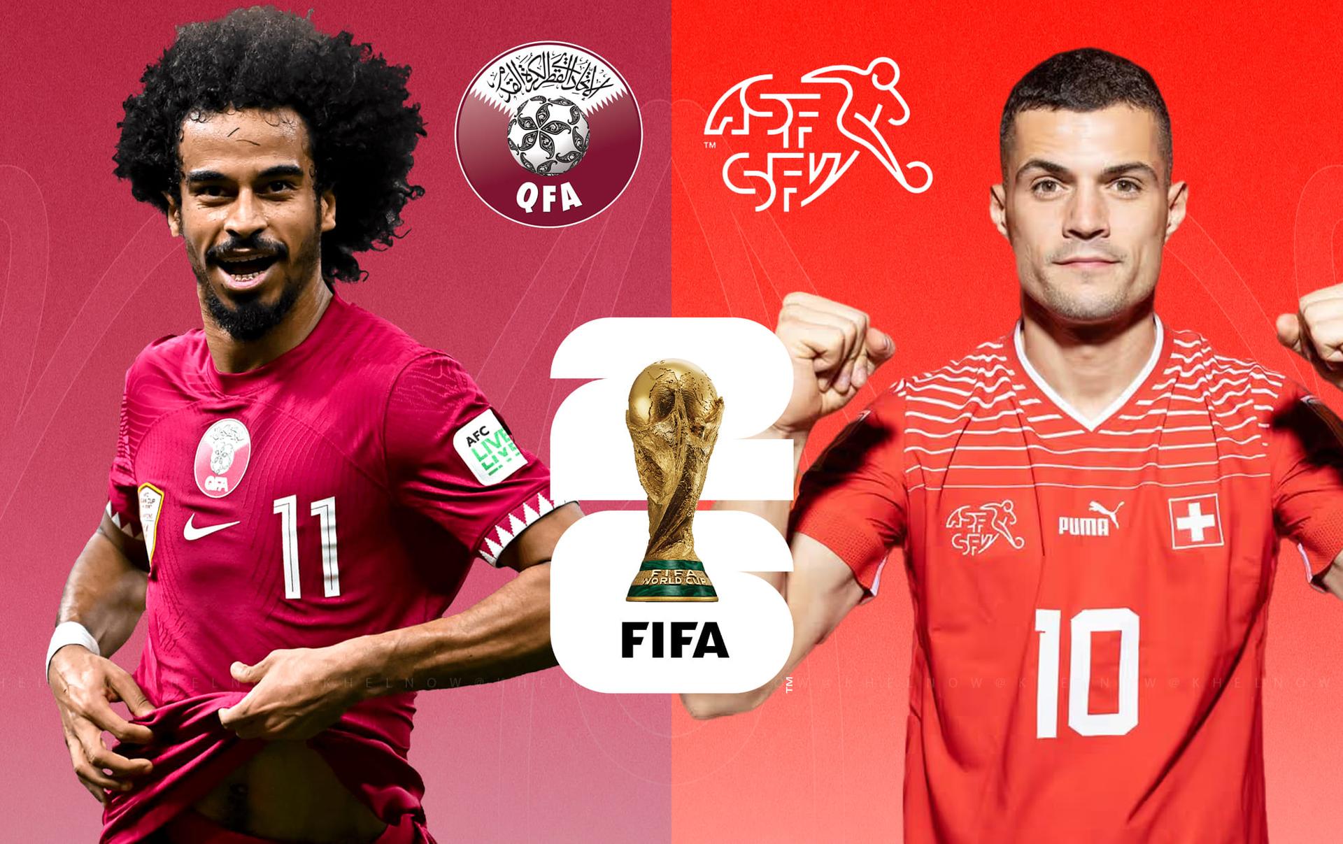 Xem trực tiếp b&oacute;ng đ&aacute; Qatar vs Thụy Sĩ ở đ&acirc;u, k&ecirc;nh n&agrave;o? Link trực tiếp VCK World Cup 2026 tr&ecirc;n VTV